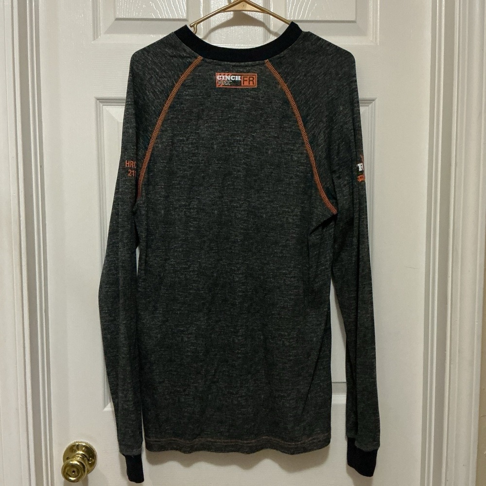 Cinch WRX FR S Men's Shirt HRC-2/2112 Gray New - Picture 2 of 8